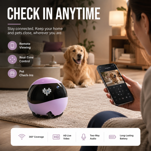 Smart Pet Camera Robot