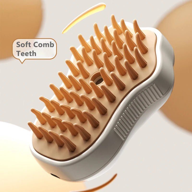 Pawstrip 3-in-1 Cat & Dog Silicone Grooming Comb