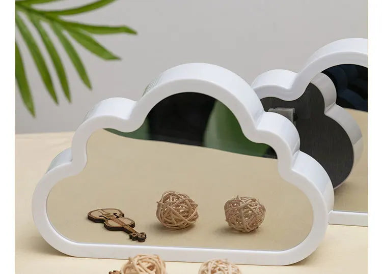 Floral Tulip Cloud Mirror Night Light