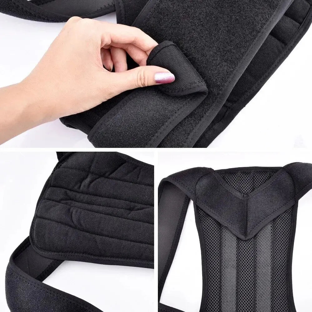 Adjustable Back Posture Corrector with Waist Belt