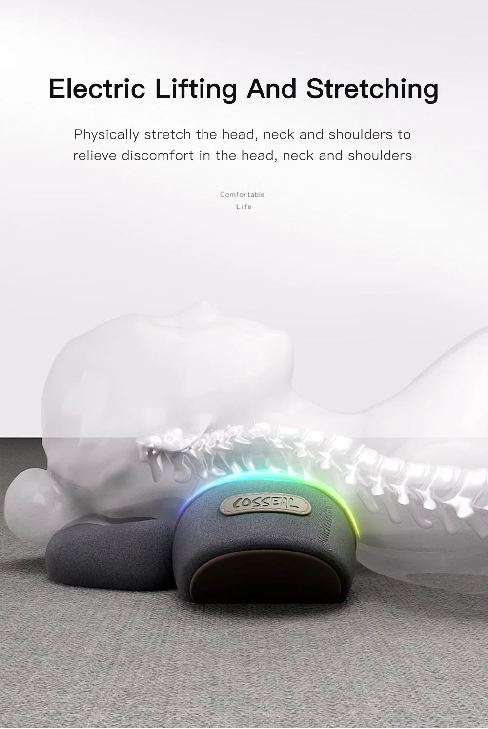 Electric Neck & Shoulder Massager Pillow