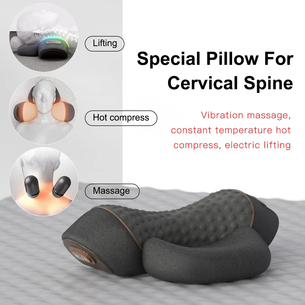 Electric Neck & Shoulder Massager Pillow
