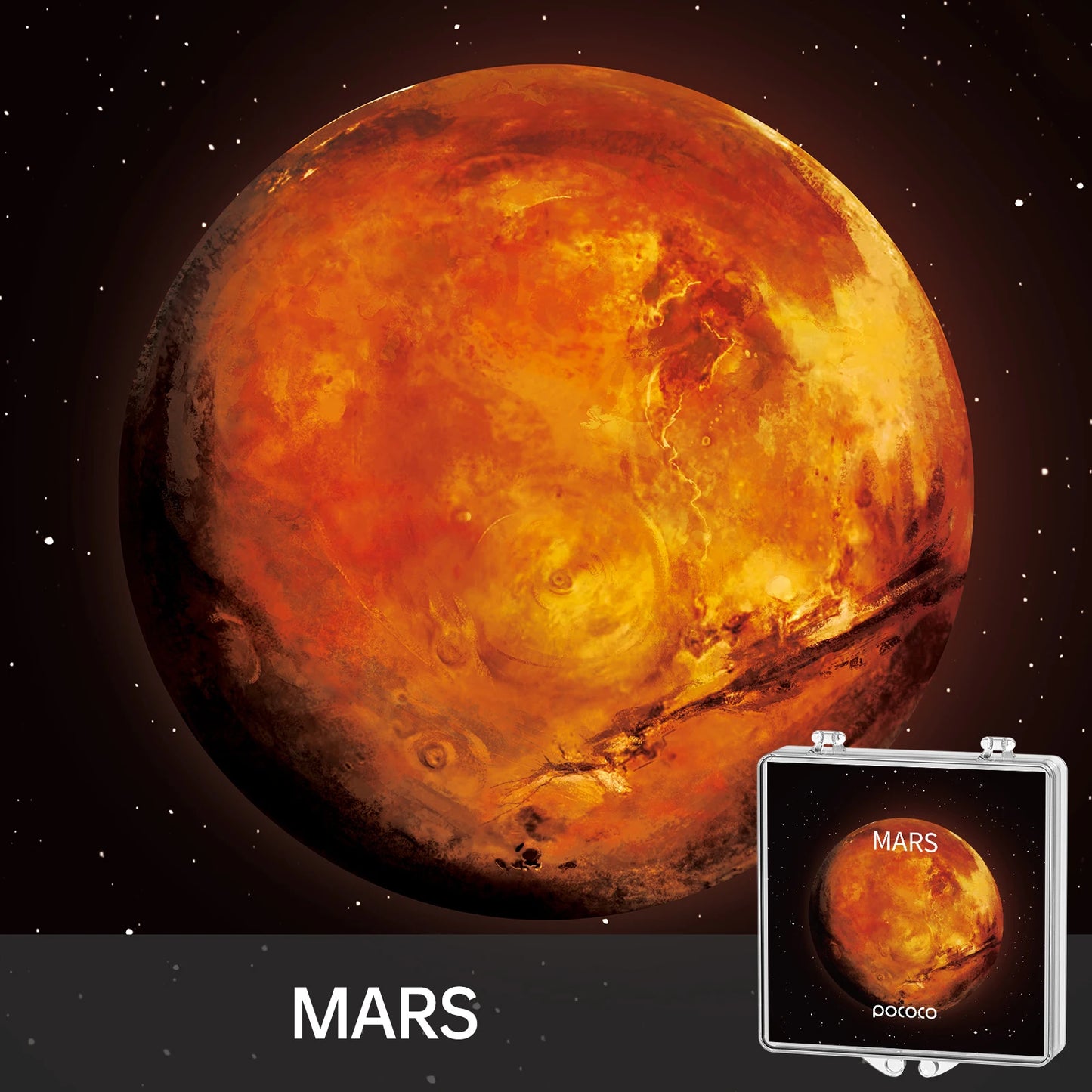 Galaxy Projection Slides Set – 8 Real Space Images (Slides Only)