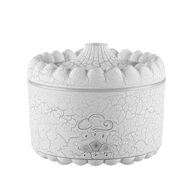 Raindrop Aroma Diffuser & Ultrasonic Humidifier – Remote Control, Night Light