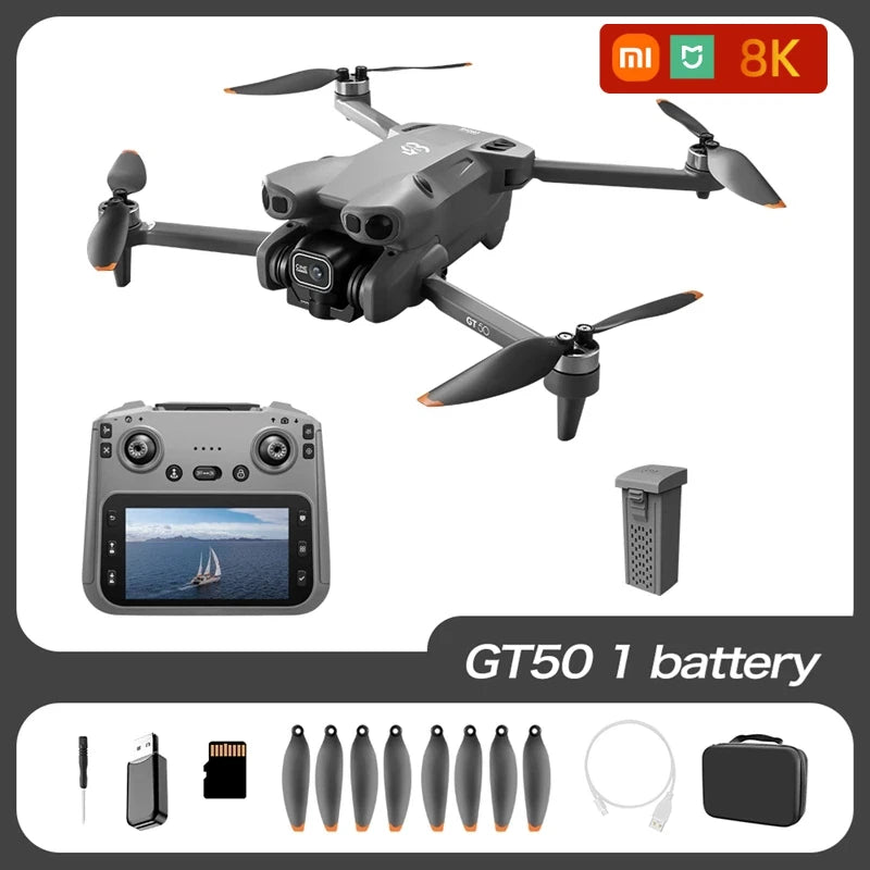GPS Camera Drone with Brushless Motors – App & Remote Control