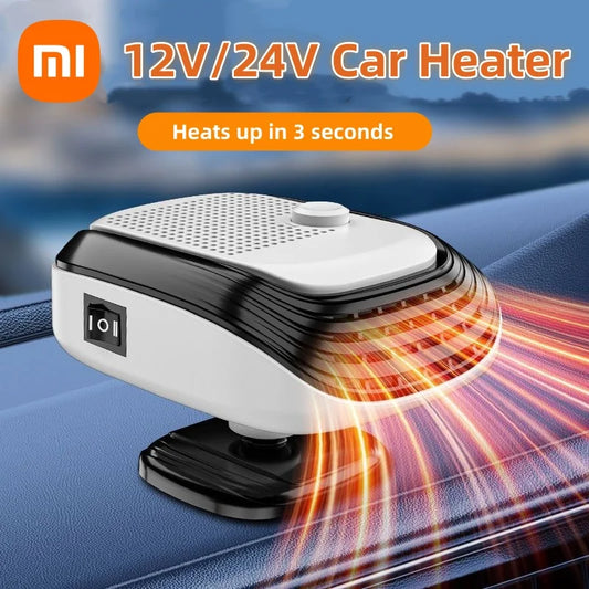12V / 24V Car Heater & Windshield Defroster – Dual Speed Fast Heating