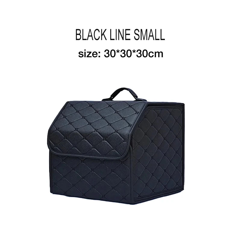 PU Leather Car Trunk Storage Box