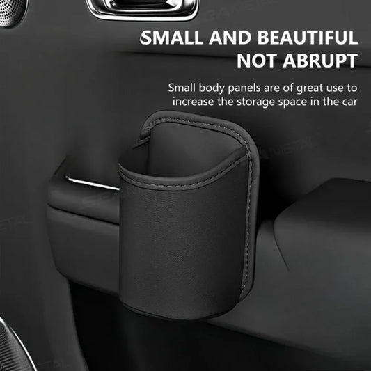 Car Door Cup Holder Organizer – Leather Drink Storage for Interior