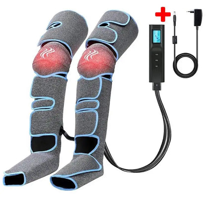 Cordless Heated Leg Massager – Full-Leg Compression with Knee Heat Therapy