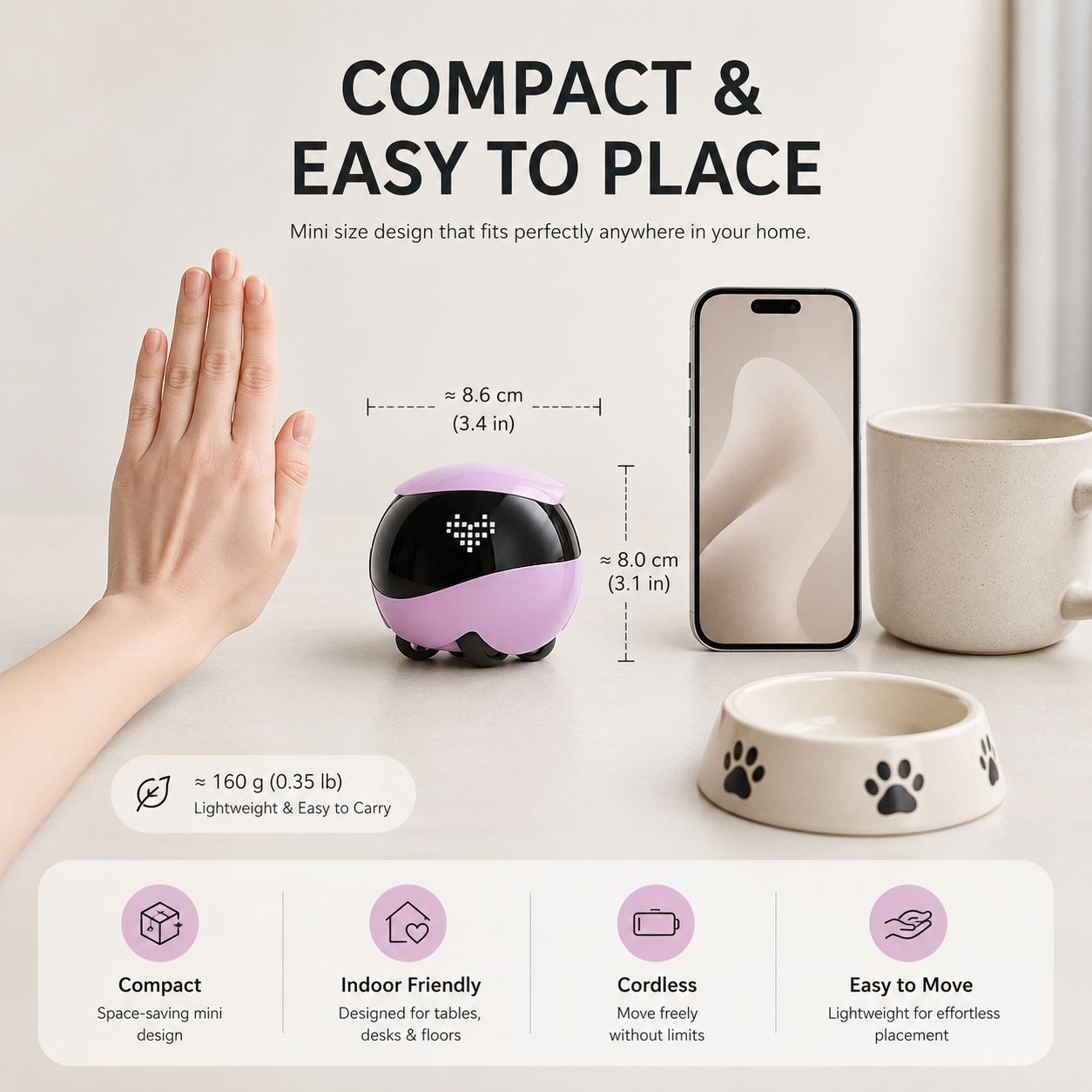 Smart Pet Camera Robot