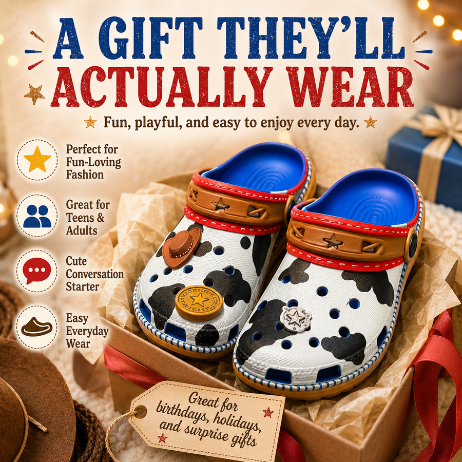 Western Cowboy-Inspired Classic Clogs