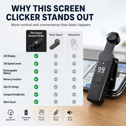 Adjustable Auto Screen Clicker for Smartphones