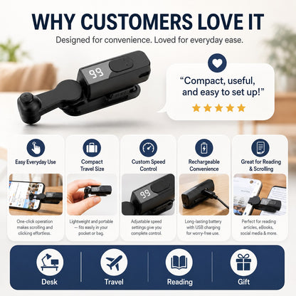 Adjustable Auto Screen Clicker for Smartphones