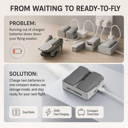 Drone Battery Charging Hub