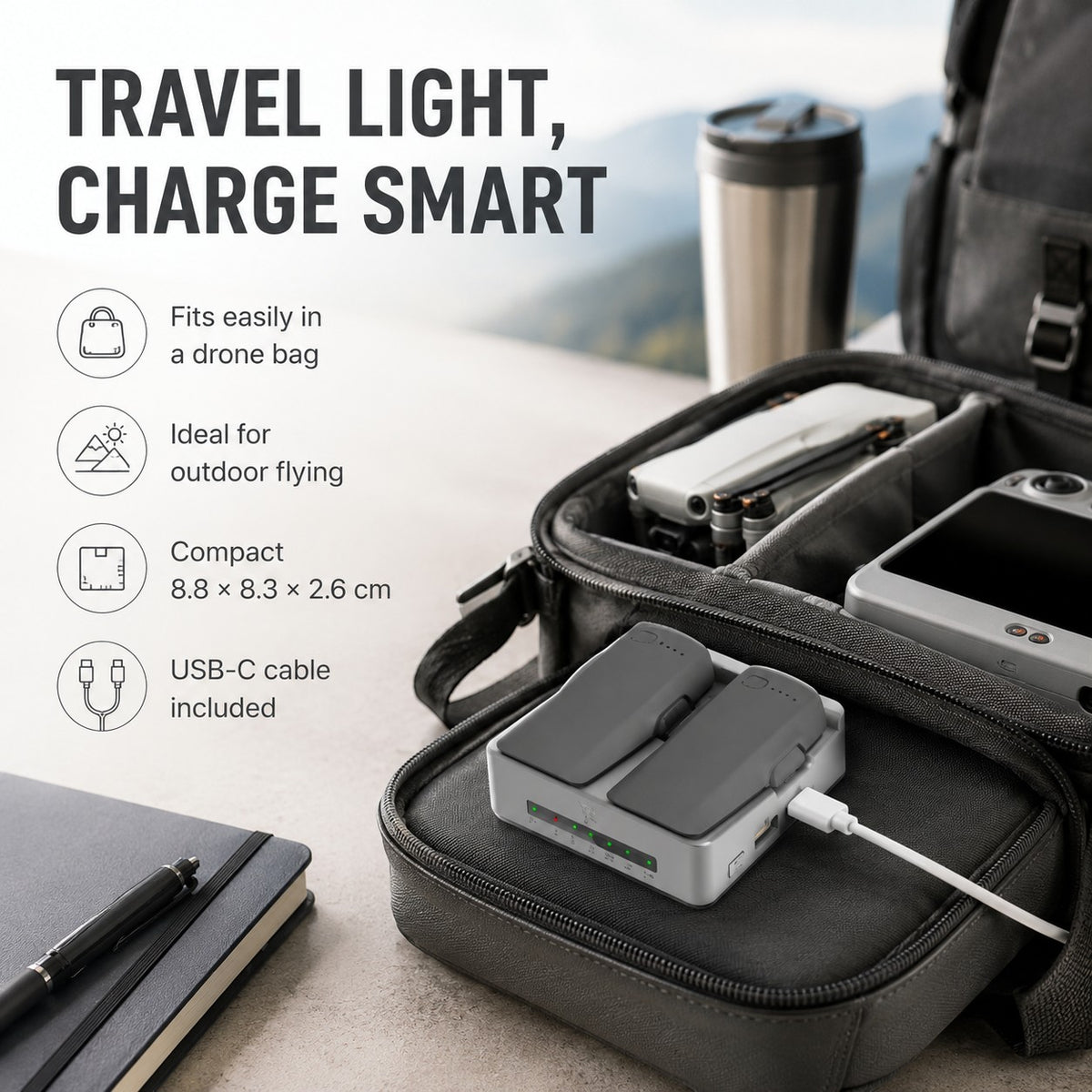 Drone Battery Charging Hub