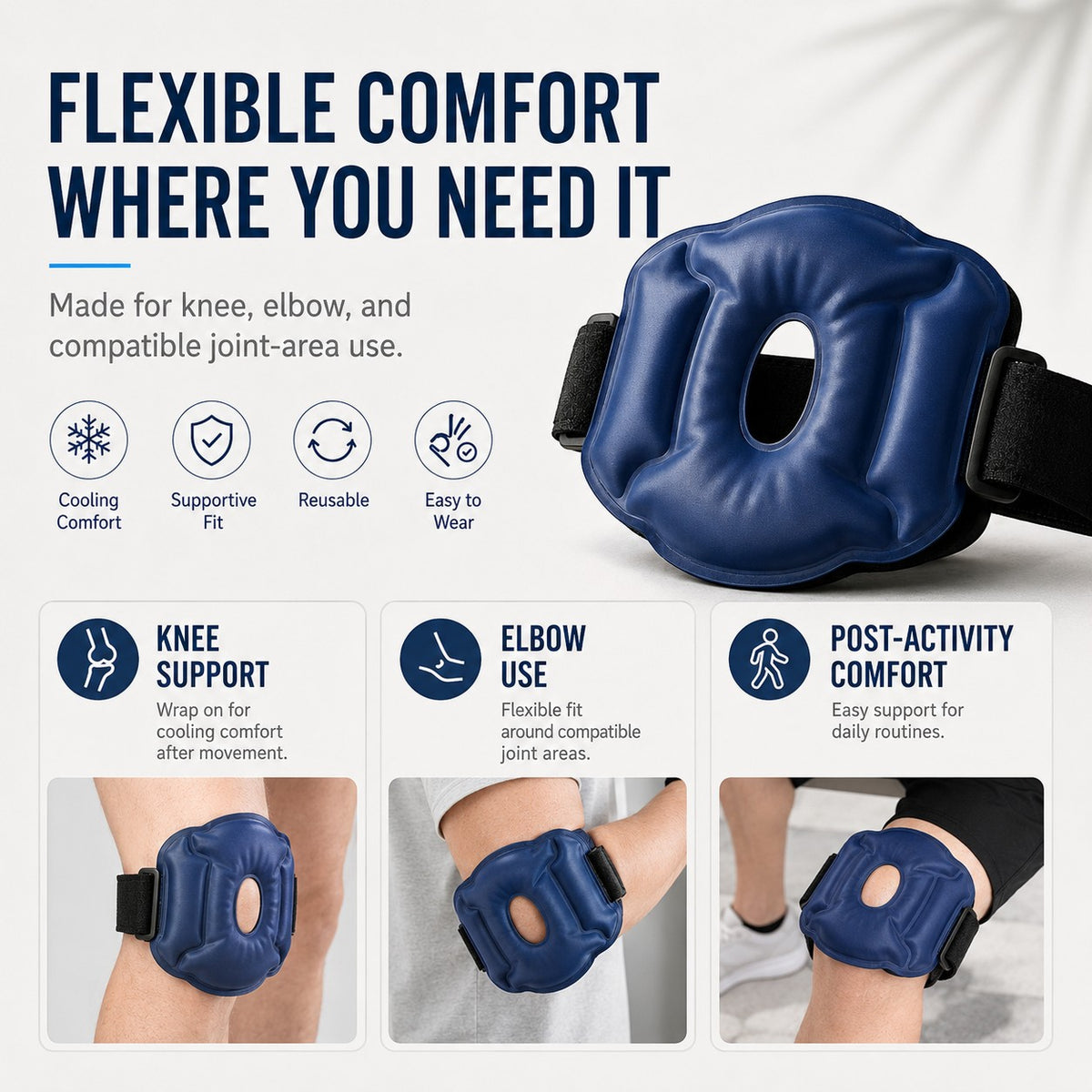 Reusable Hot & Cold Knee Gel Pack