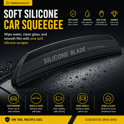 Soft Silicone Car Squeegee