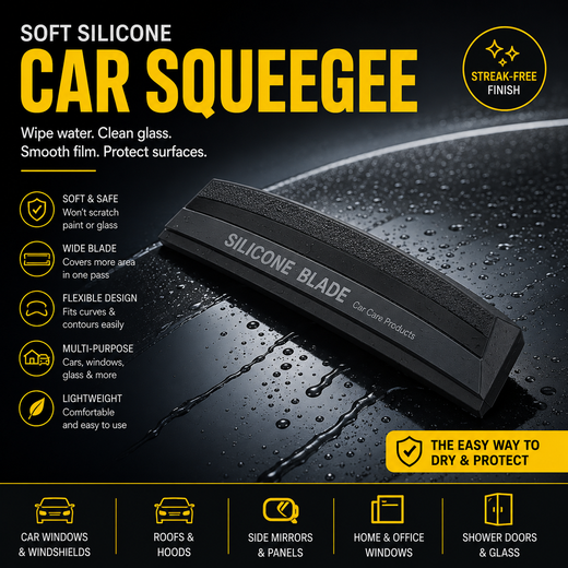 Soft Silicone Car Squeegee