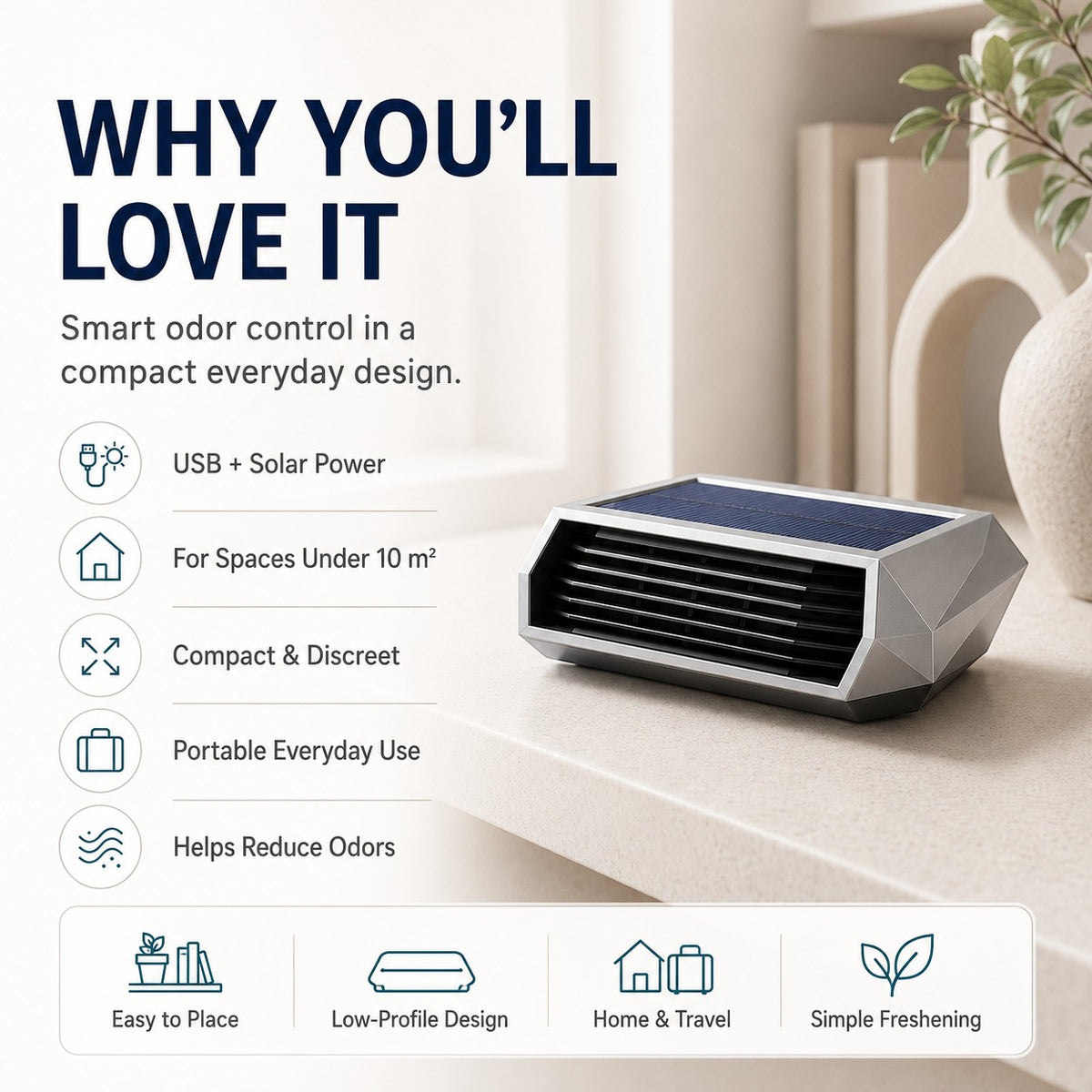 Solar Car Air Purifier