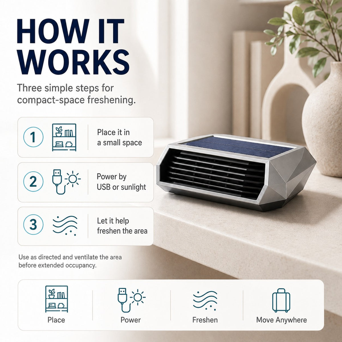 Solar Car Air Purifier