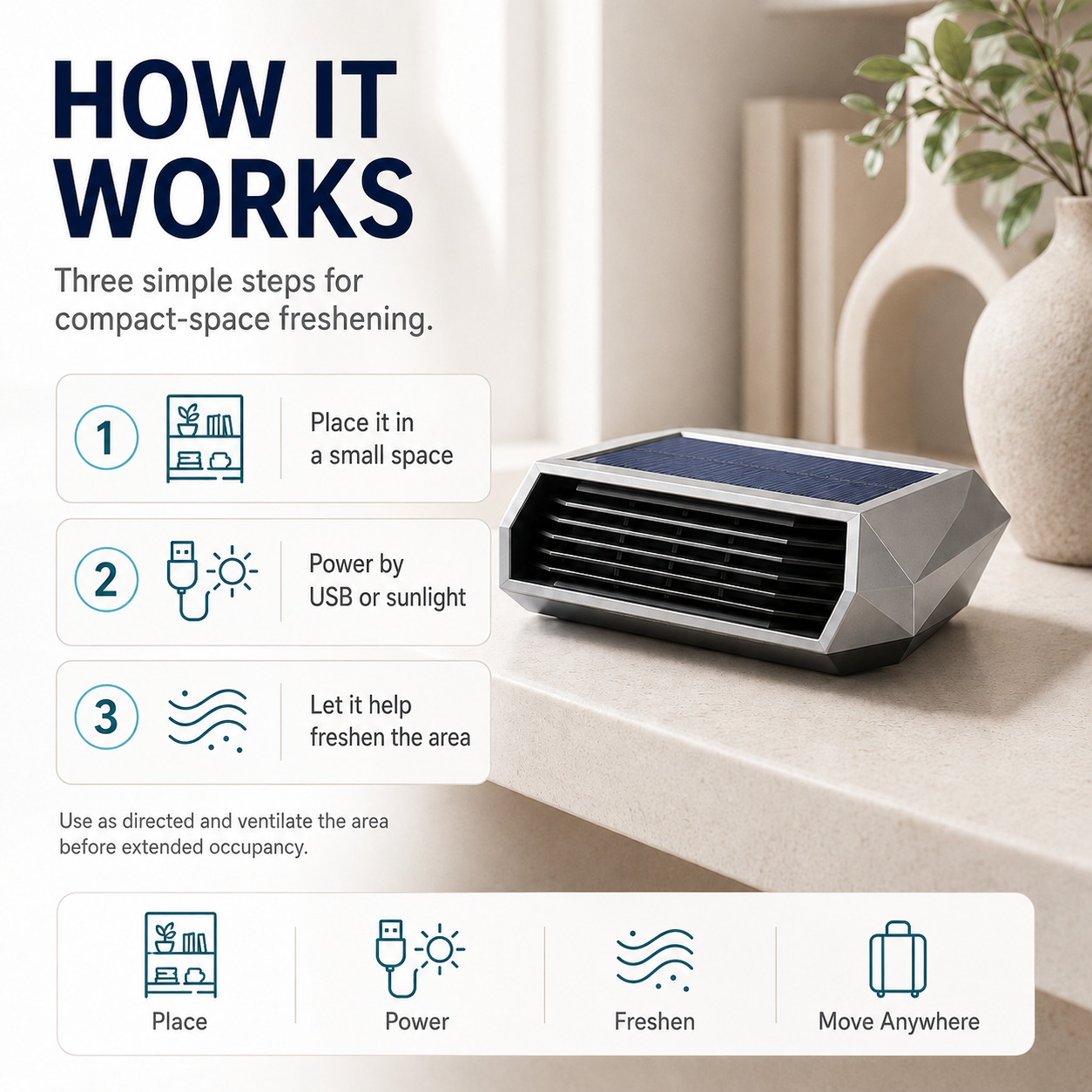 Solar Car Air Purifier