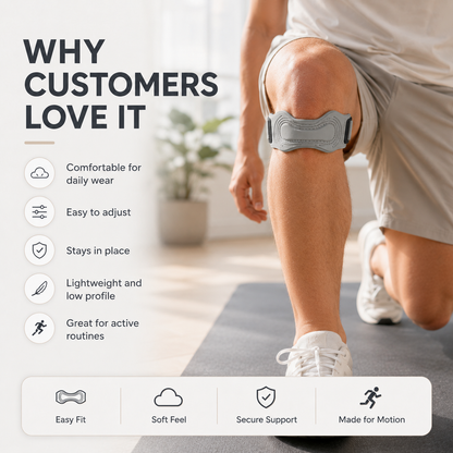 Adjustable Patellar Support Strap