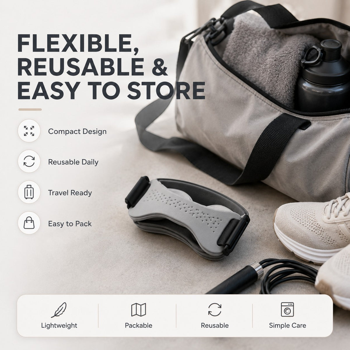 Adjustable Patellar Support Strap