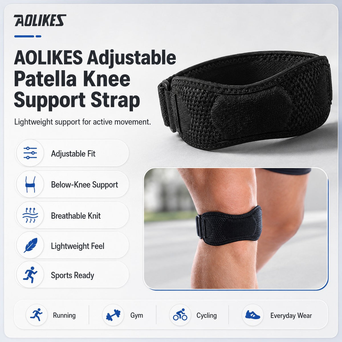 Patella Tendon Knee Strap