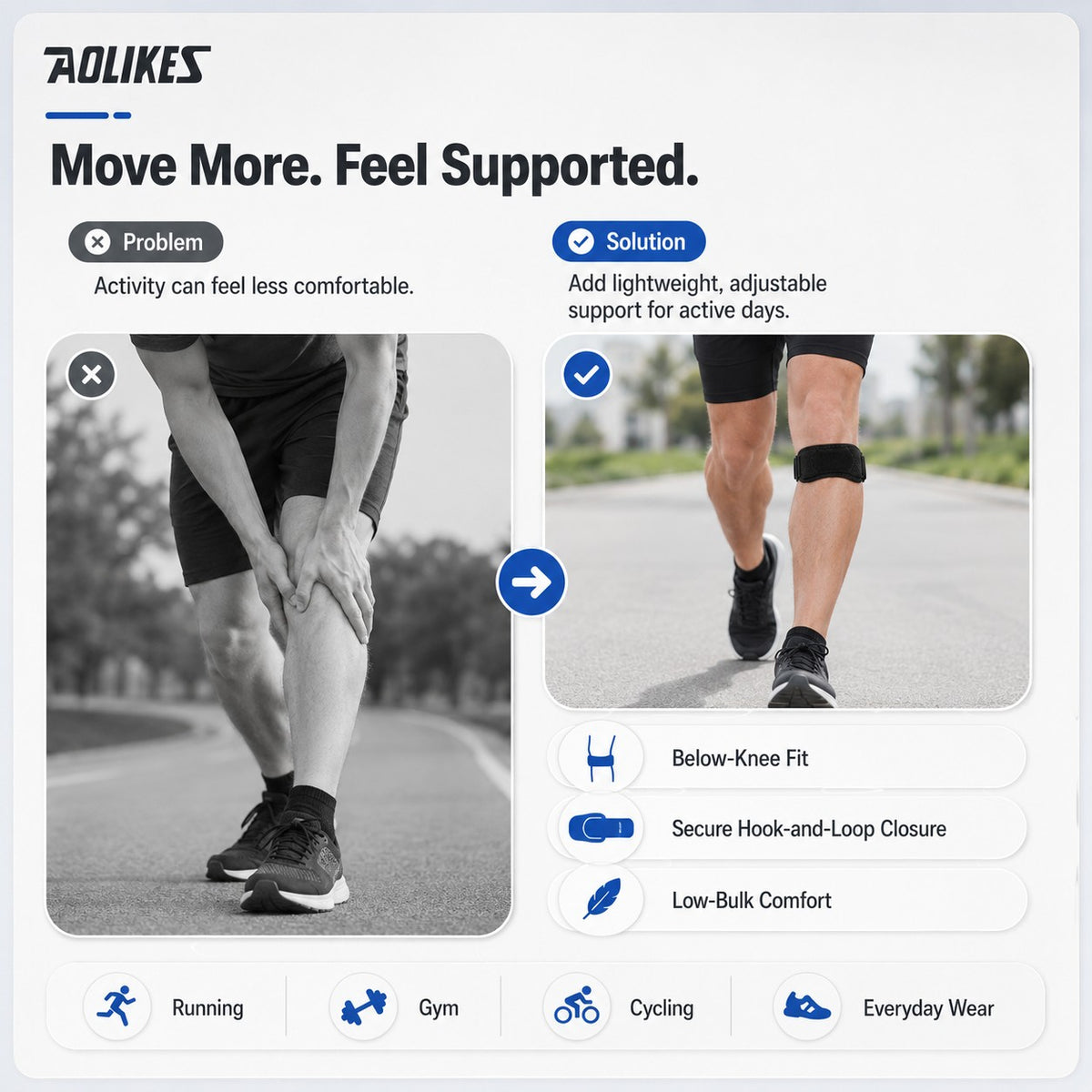 Patella Tendon Knee Strap