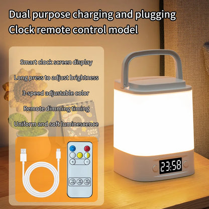 Rechargeable Clock Night Light