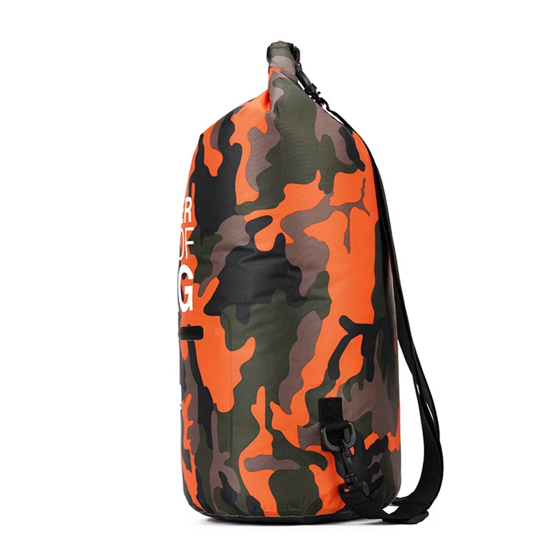30L 15L Waterproof Dry Bags With Wet Separation Pocket Backpack For Kayaking Boating Swimming Outdoor Sports Bag XAZ9