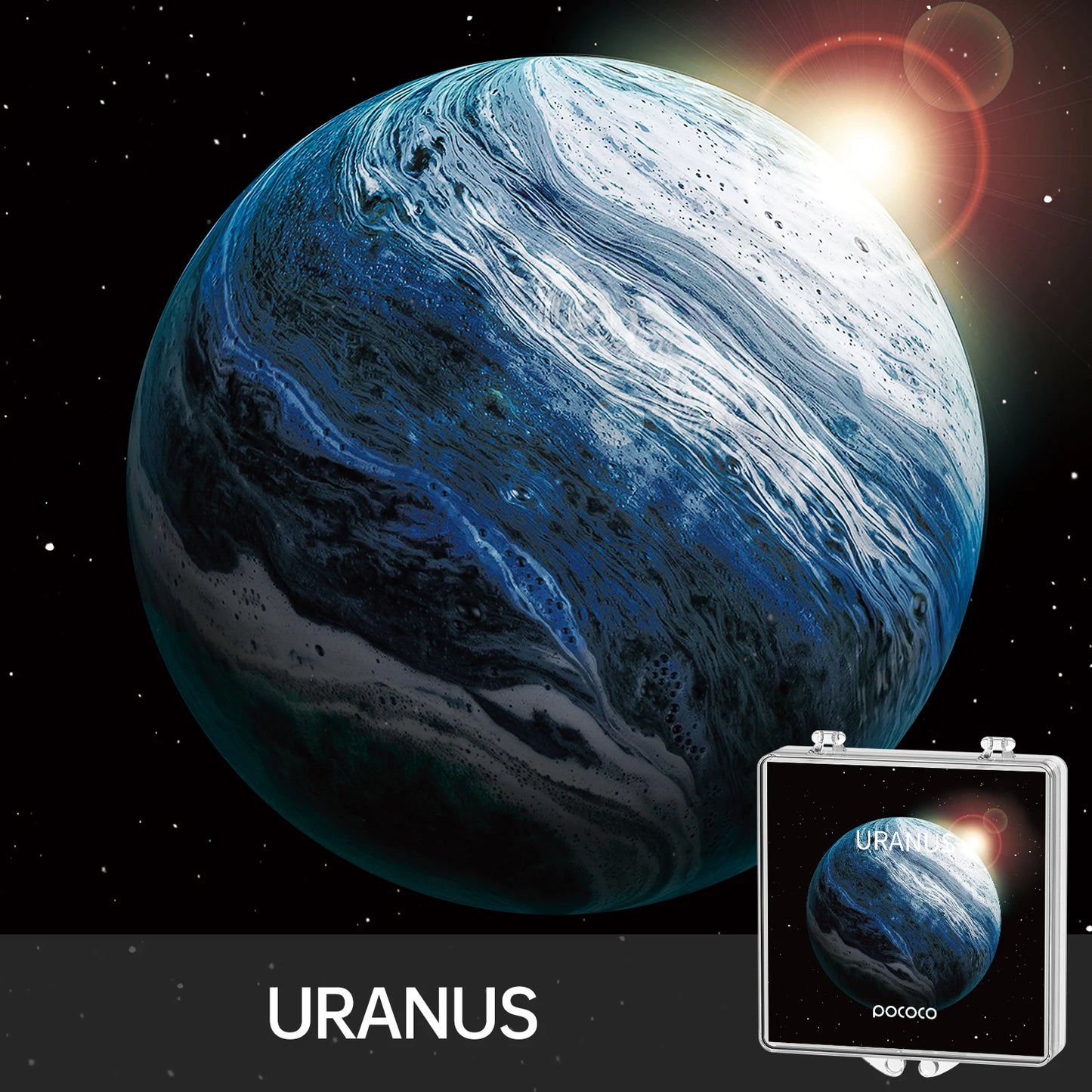 Galaxy Projection Slides Set – 8 Real Space Images (Slides Only)