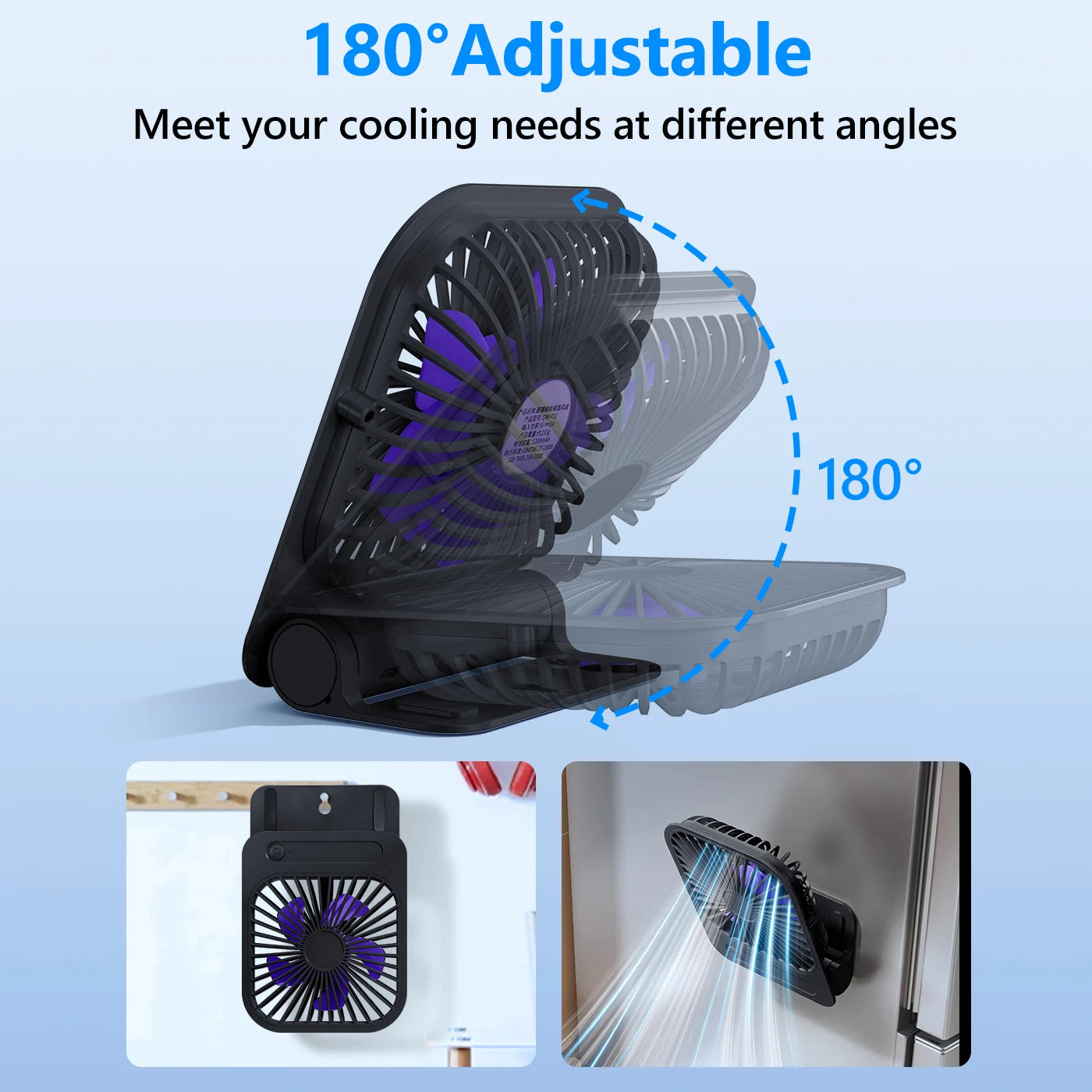 Rechargeable Desktop Fan