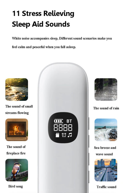 Under-Pillow Bluetooth Sleep Speaker – White Noise &amp; Music, Ultra-Thin Design