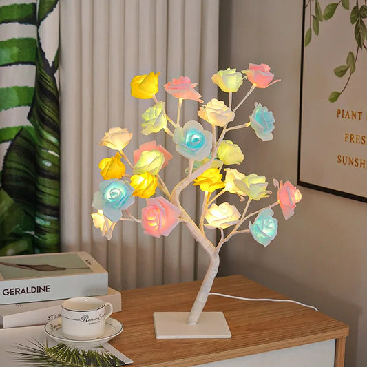 LED Rose Tree Table Light (36 LEDs)