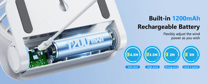 Rechargeable Desktop Fan