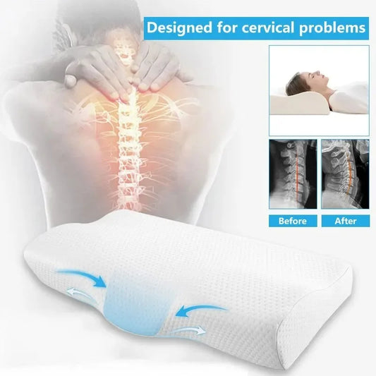 Pillow Butterfly Shaped Health Cervical Neck