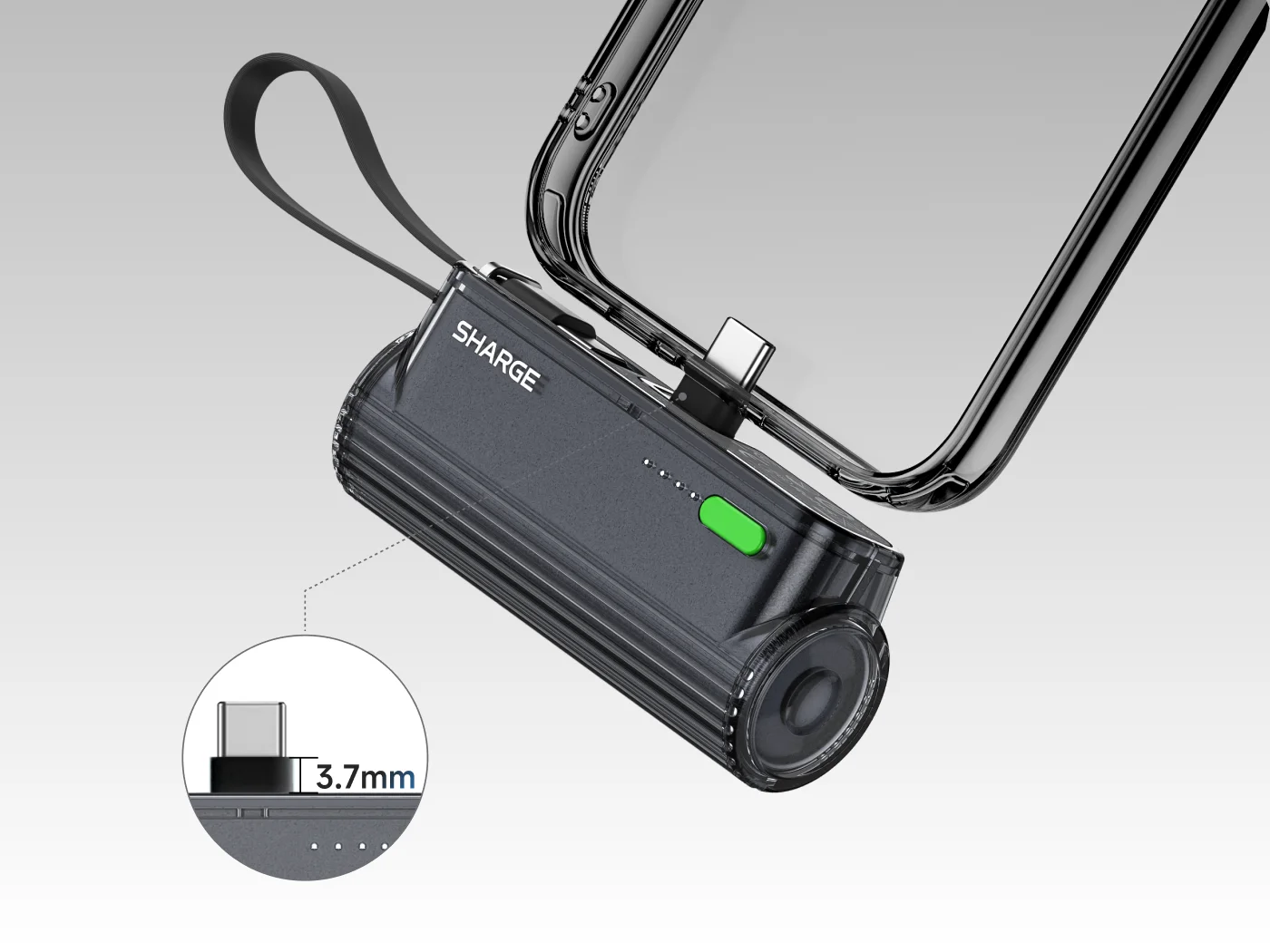 Ultra-Compact 5,000mAh Portable Power Bank