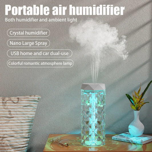 Portable USB Air Humidifier & Aroma Diffuser (400ml)