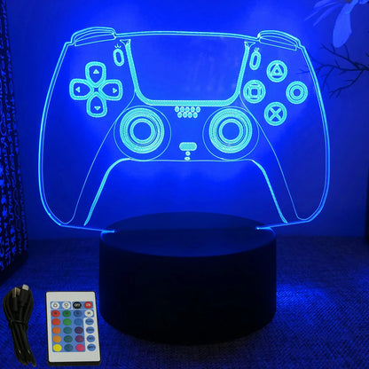 3D LED Acrylic Night Light (Touch & Remote Control)