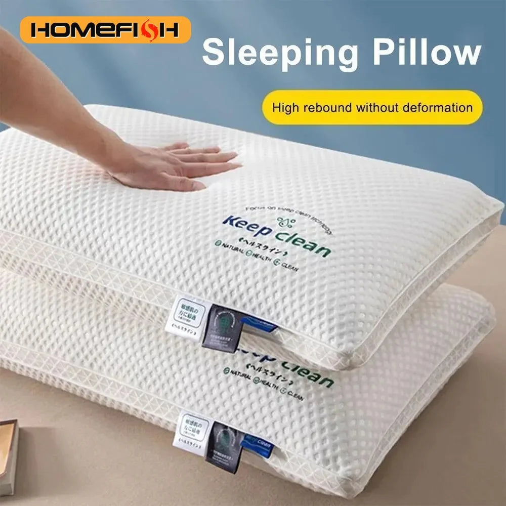 ZT1 High Elasticity Anti collapse 3D Soft Neck Protection Single Sleep Aids Pillow Hotel Home Bedding Body Pillow