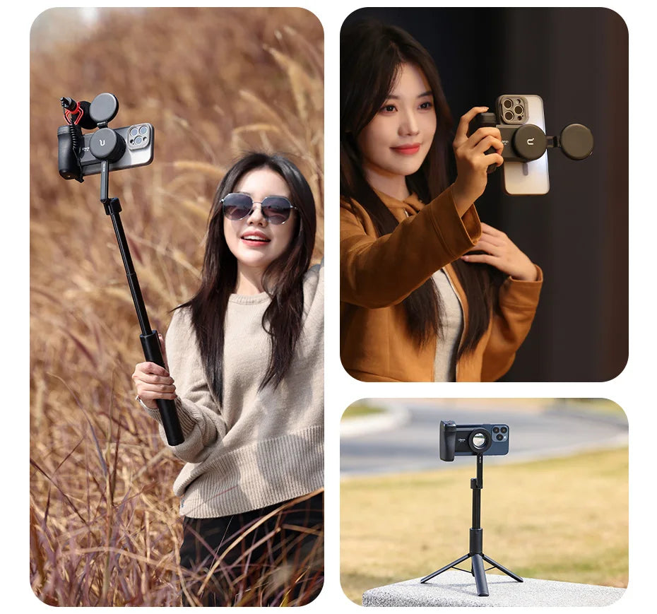 MagSafe Smartphone Camera Grip with Bluetooth Shutter