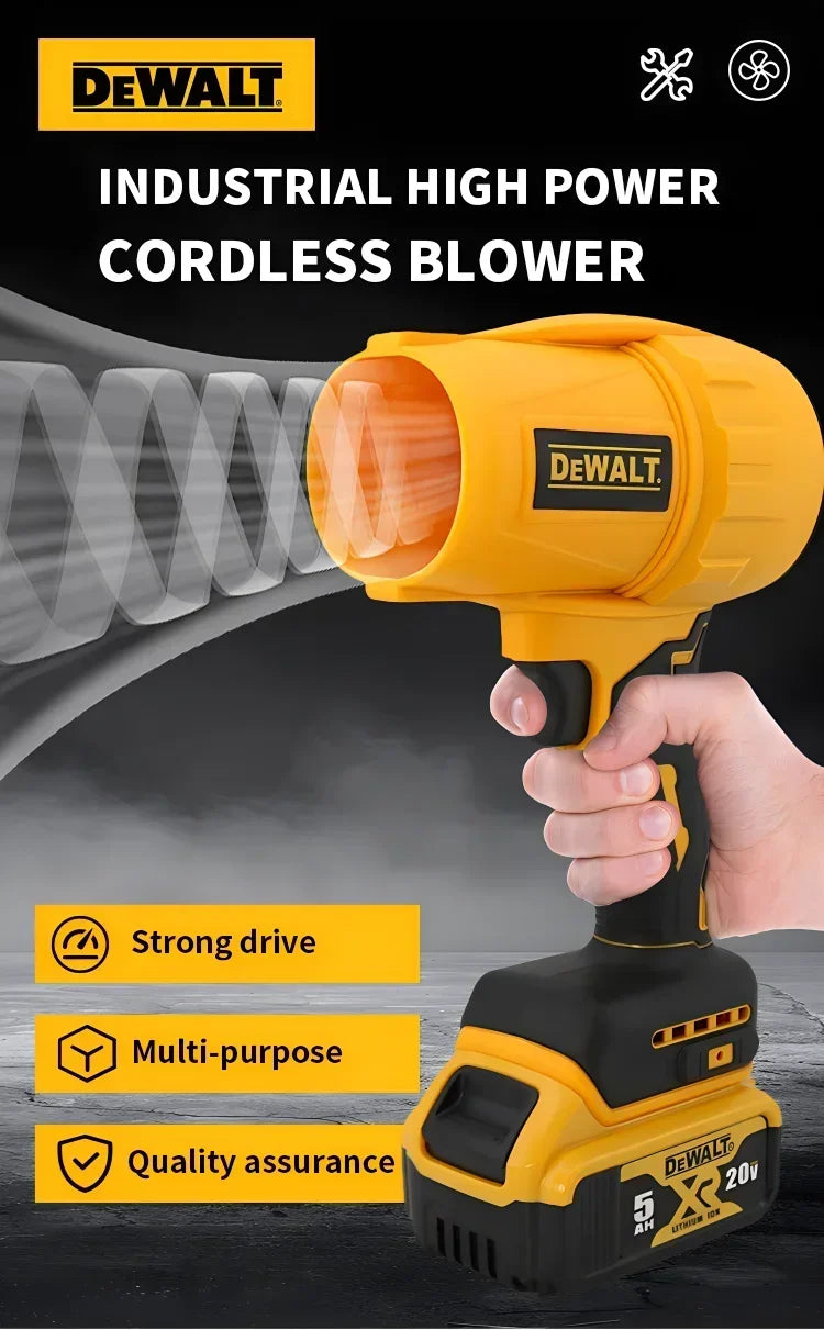 Cordless Handheld Electric Air Blower – Brushless Motor, Rechargeable