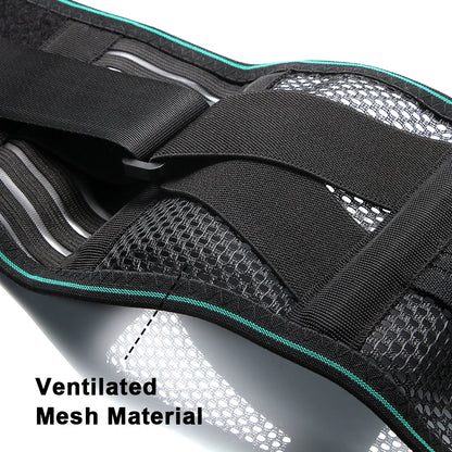 1PCS Lower Back Brace for Pain Relief – Adjustable Lumbar Support Belt for Sciatica- Breathable & Stabilizing with 4 Steel Stays