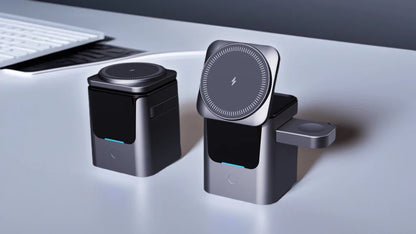 3-in-1 Wireless Charging Station – Foldable Magnetic Charging Stand