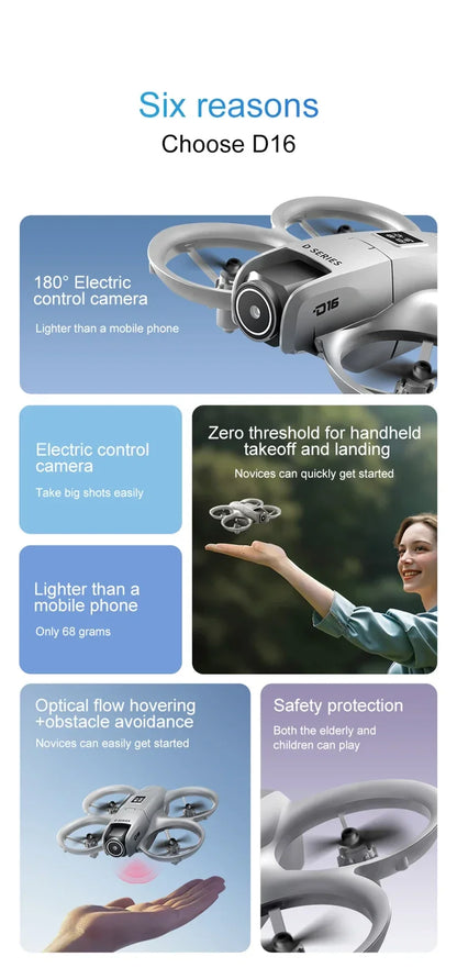 GPS Camera Drone with 8K Video &amp; Obstacle Avoidance