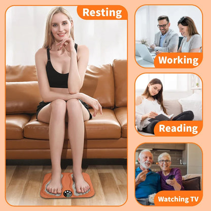 EMS Foot Massager Mat with Remote