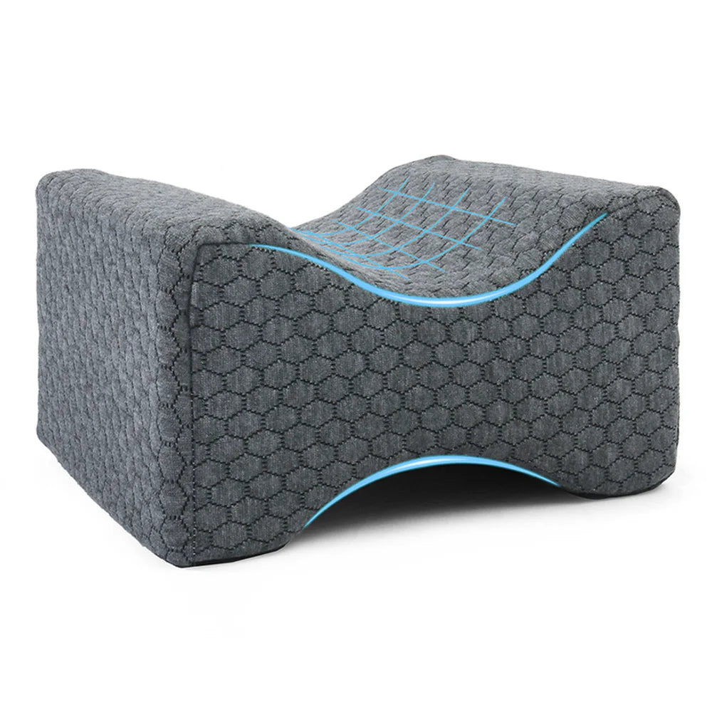 Orthopedic Memory Foam Knee Pillow – Ergonomic Leg Support for Side Sleepers
