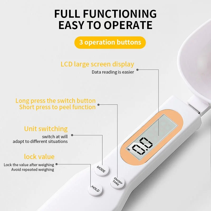 Digital Measuring Spoon Scale (0.1g Precision)