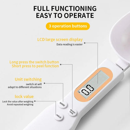 Digital Measuring Spoon Scale (0.1g Precision)
